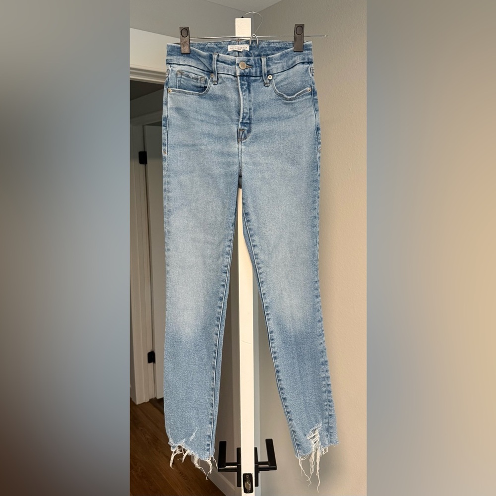 Good American Good Legs Cigarette Jeans